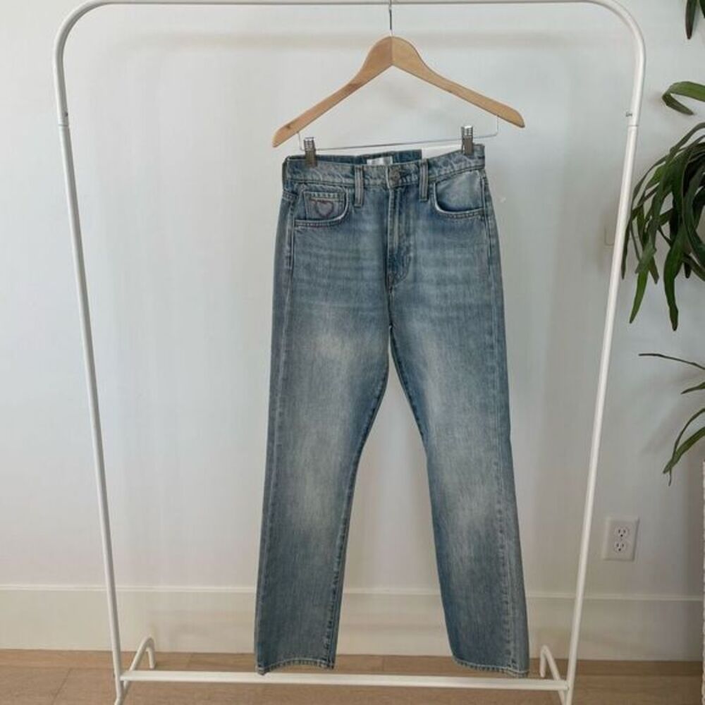7 For All Mankind Embroidered Heart Jeans